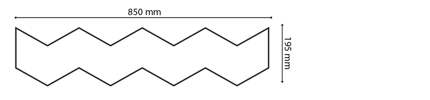 Ochrana stěn ZIG ZAG